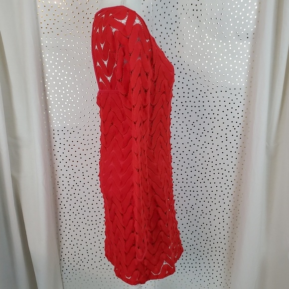 Free People Wild Thing Mini Dress in Strawberry - Picture 4 of 7